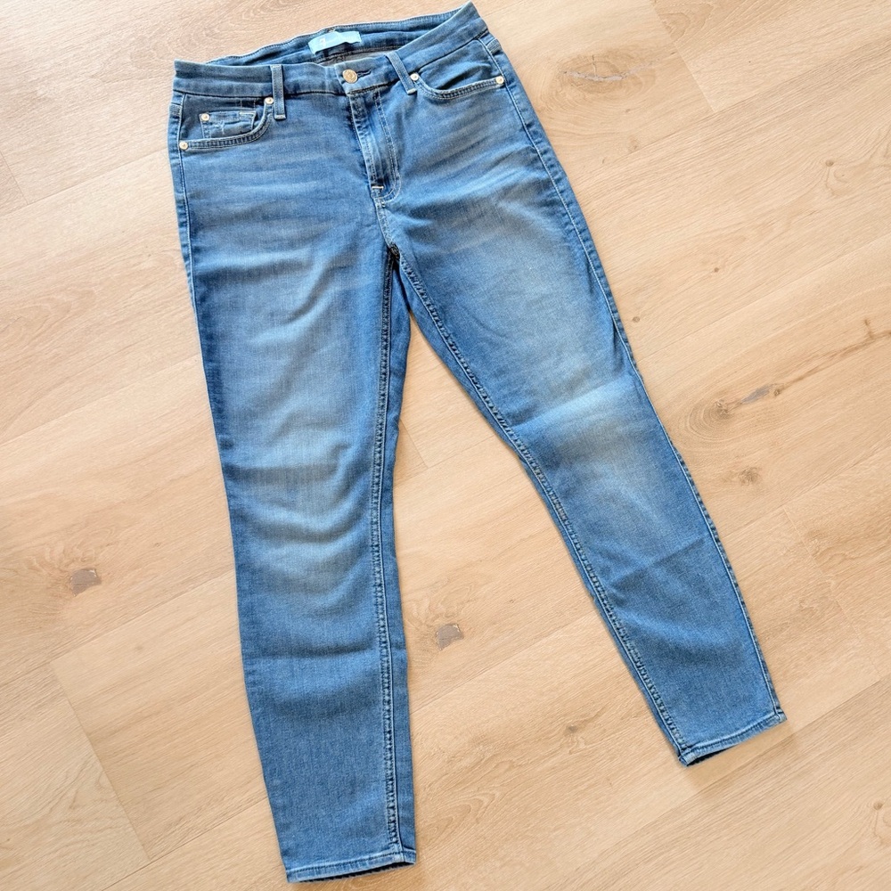 7 for all Mankind B(air) Ankle skinny jeans 28
